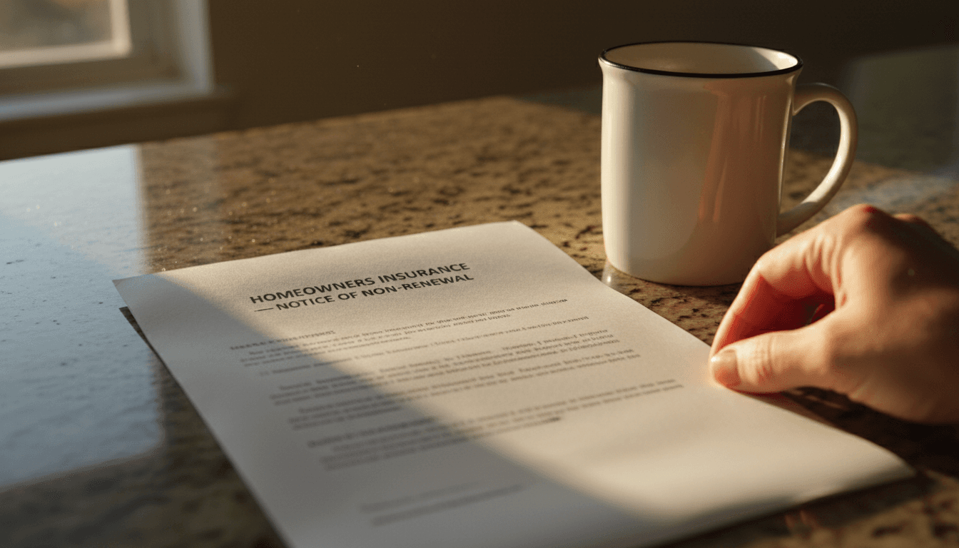 Got a Florida Roof Insurance Non-Renewal Letter? Here's What to Do (In This Order)
